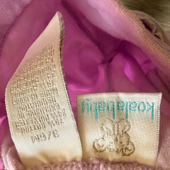 Koala Kids Pink Baby Pants with Lace Detail - Picture 3 of 3